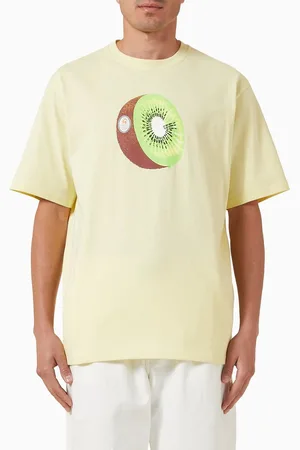 Gramicci Kiwi T-shirt in Cotton-jersey