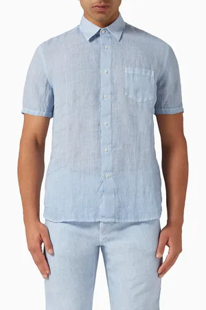 120% Lino Short-sleeve Shirt in Linen