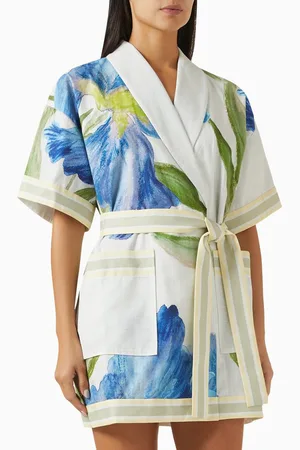 Significant Other Greer Wrap Dress in Linen
