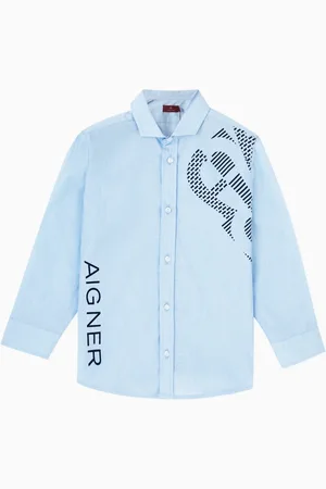 Aigner Graphic Logo-print Shirt in Cotton