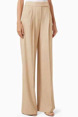 VERONICA BEARD Marbeau Wide-leg Pants in Stretch Viscose