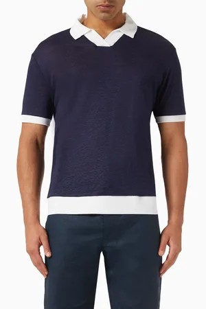 The Resort Co Resort Polo Shirt in Linen Jersey