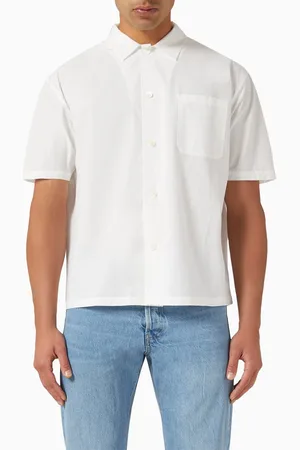 Frame Short Sleeve Shirt in Cotton