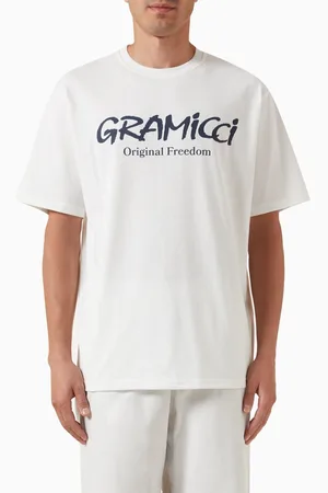 Gramicci Original Freedom Logo T-shirt in Cotton-jersey