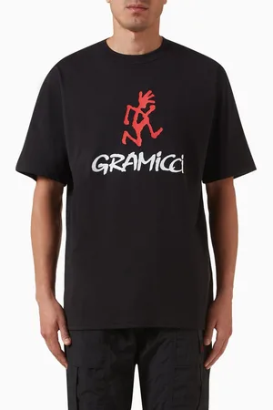 Gramicci Logo T-shirt in Cotton-jersey