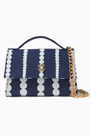 Elie saab All-over Print Embroidered Bag