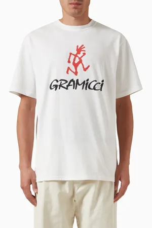 Gramicci Logo T-shirt in Cotton-jersey