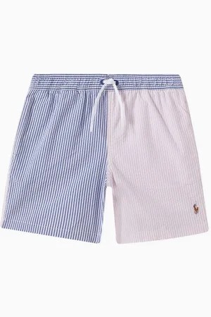 Ralph Lauren Striped Swim Shorts in Nylon