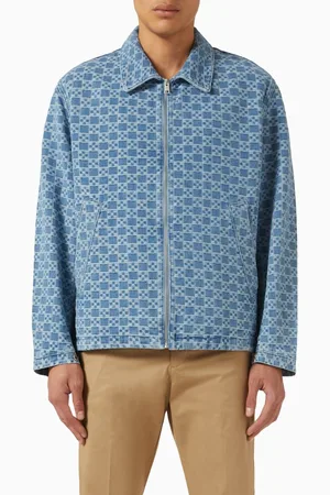 Sandro Square Cross Jacket in Denim