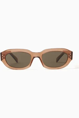 Céline 3-Dot Oval Sunglasses in Acetate