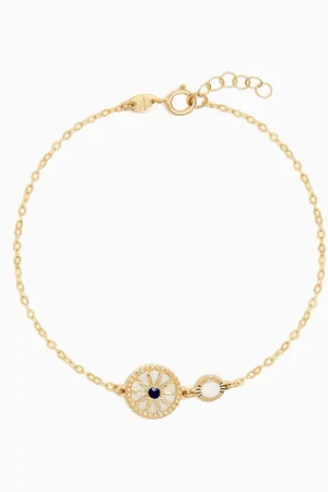 Damas Amelia Dubai Mother of Pearl Bracelet in 18kt Gold