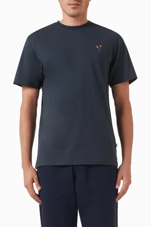 Foret Embroidered Flower T-shirt in Organic Cotton