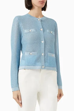 Tory Burch Kendra Cardigan in Mesh