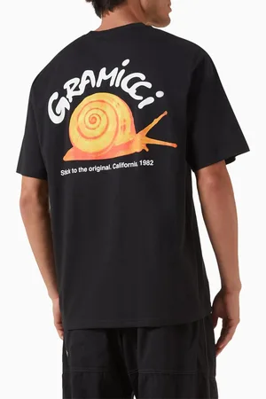 Gramicci Snail T-shirt in Cotton-jersey