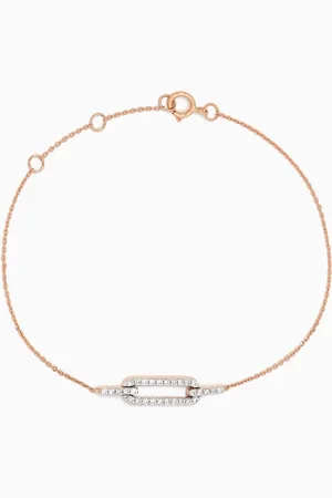 Damas Lync Chain Diamond Bracelet in 18kt