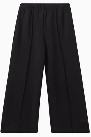 Emporio Armani Logo Patch Pants in Modal-blend