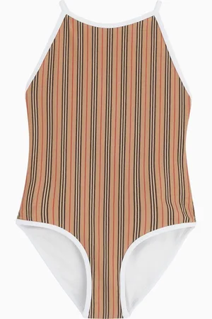 Burberry Icon Stripe Swimsuit in Nylon