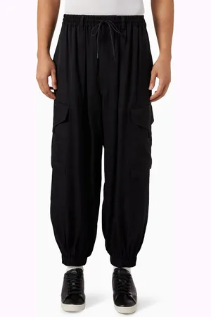 Y-3 Relaxed Cargo Pants in Twill