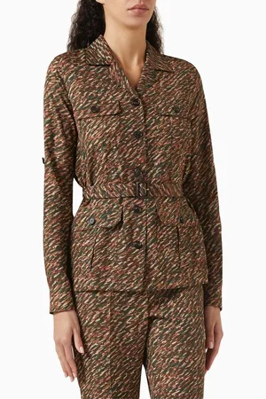 Loro Piana Deena Belted Shirt in Silk