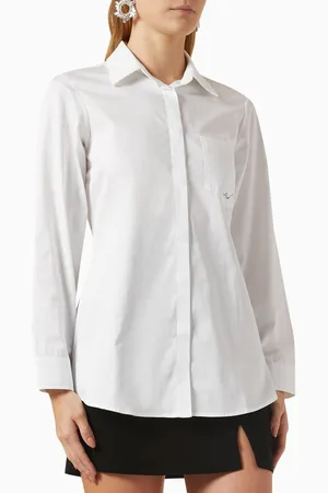 NAFSIKA SKOURTI Alif Shirt in Cotton-poplin