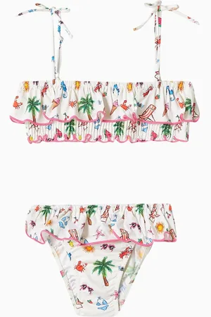 MC2 SAINT BARTH Melie Smocked Two-piece Bikini