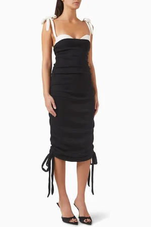 Leslie Amon Helena Midi Dress in Jersey