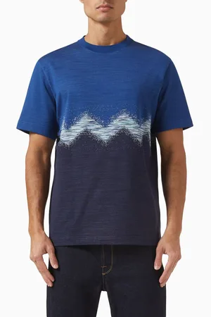 Missoni Zigzag Space-dyed T-shirt in Cotton