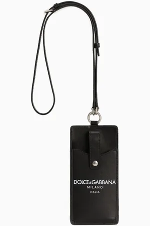 Dolce & Gabbana Logo-print Phone Case in Leather