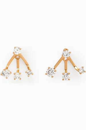Fergus James Triple Rainbow Diamond Earrings in 18kt Gold