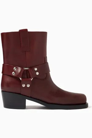 PARIS TEXAS Roxy 45 Ankle Boots in Leather