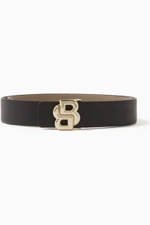 HUGO BOSS Double B Belt in Leather