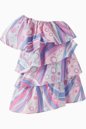 Emilio Pucci Ruffled Iride Layered Dress