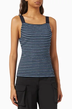 Emporio Armani Honeycomb Pattern Tank Top