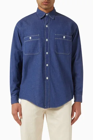 Kaptain Sunshine Work Shirt in Cotton-hemp Blend