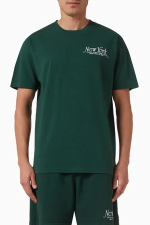 Sporty & Rich NY 94 T-shirt in Cotton