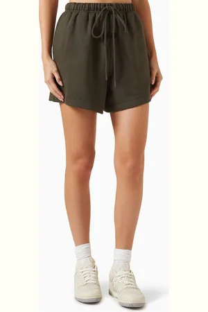 FEAR OF GOD Logo Running Shorts in Fleece