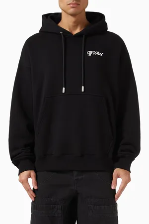 OFF-WHITE Script Skate Hoodie in Cotton