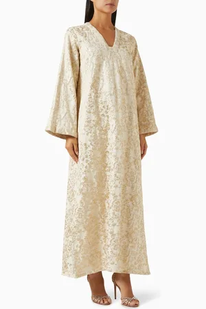 Bambah Rosa Jacquard Kaftan