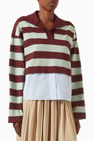 Max Mara Halle Polo Shirt in Cotton-blend