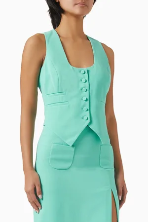 RACIL Tony Waistcoat in Wool Crepe