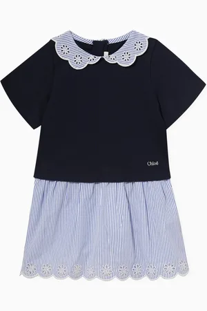 Chloé Striped Shirt Dress in Organic Cotton