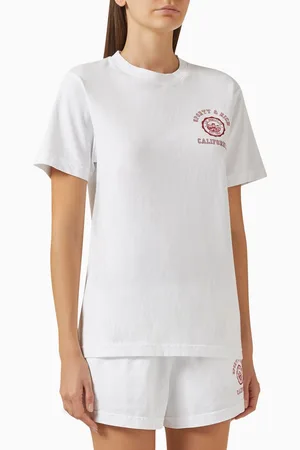 Sporty & Rich California Emblem T-shirt in Cotton-jersey