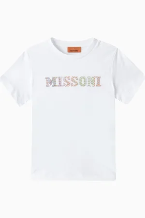 Missoni Logo T-shirt in Cotton Jersey