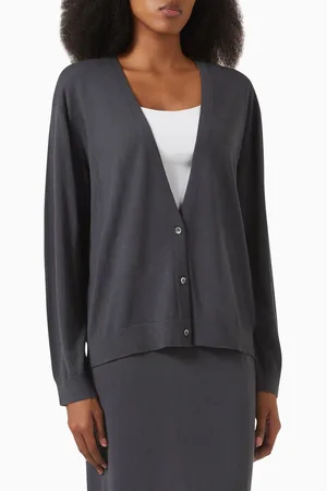 12 STOREEZ Button Cardigan in Merino Wool