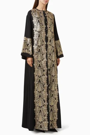 Tadashi Shoji Sequinned Lace Kaftan