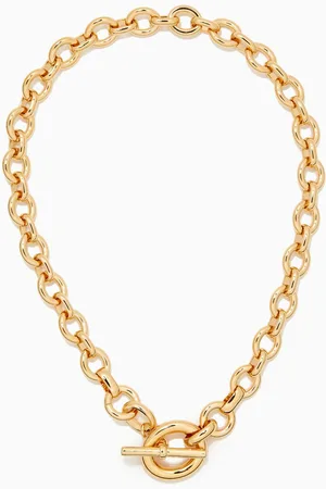 Laura Lombardi Potrait Chain Necklace in 14kt Plating