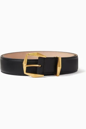 Jimmy Choo Diamond Buckle Belt in Leather