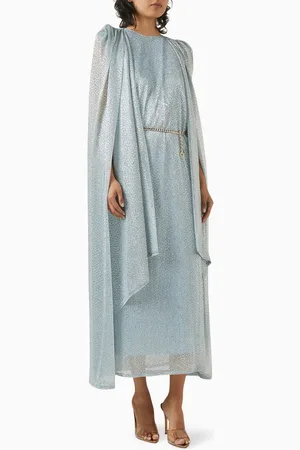 Maje Cape Midi Dress