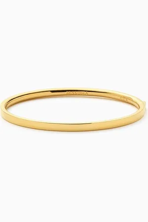 Missoma Classic Hinged Bangle in 18kt -plated Vermeil