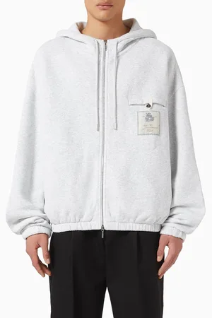 Jacquemus Torneo Hoodie in Cotton Fleece